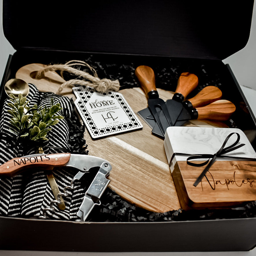 GIFT BOX- ROUND ACACIA