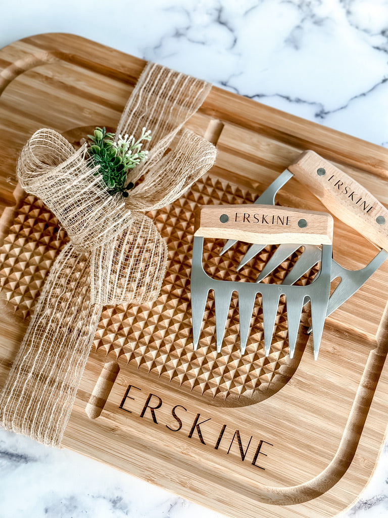 Custom Closing Gift Set- Meat Board