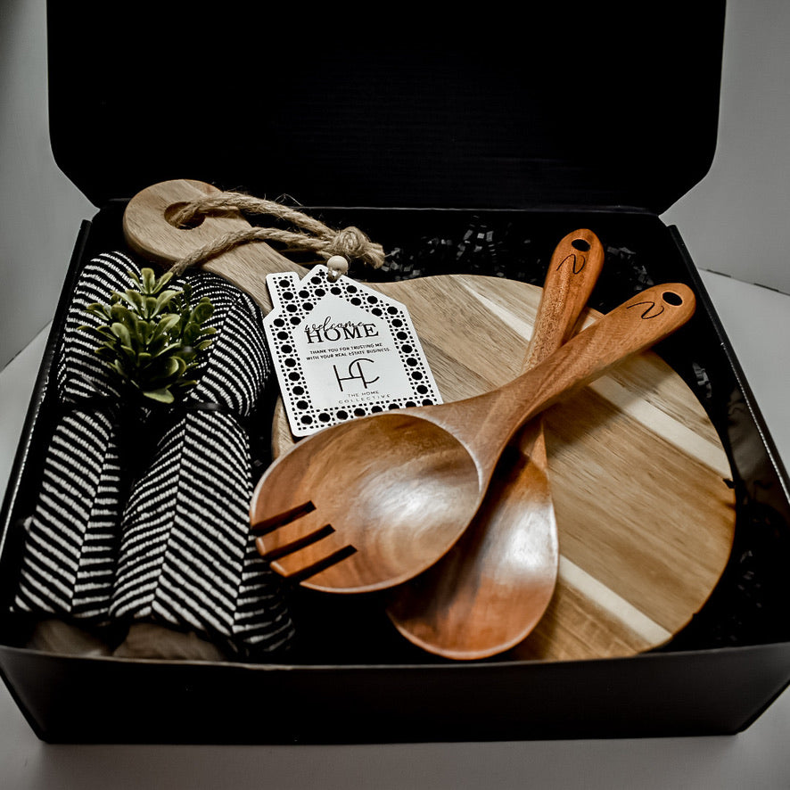 GIFT BOX- ROUND ACACIA SIMPLE