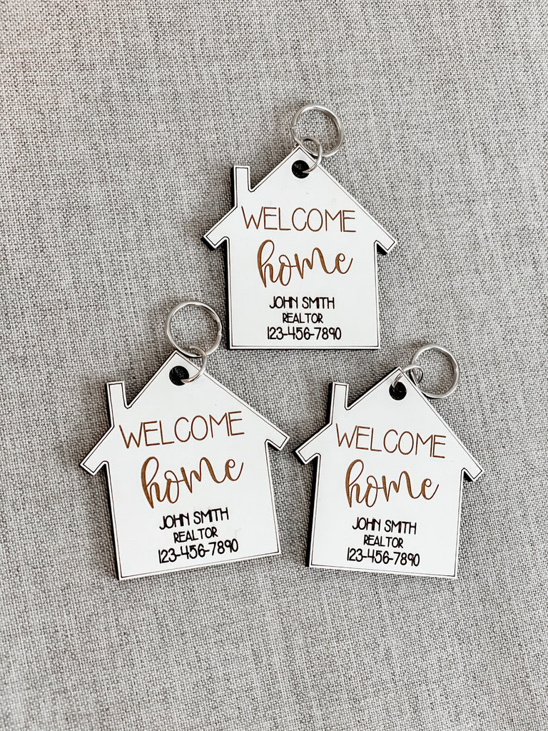 Welcome Home Keychain