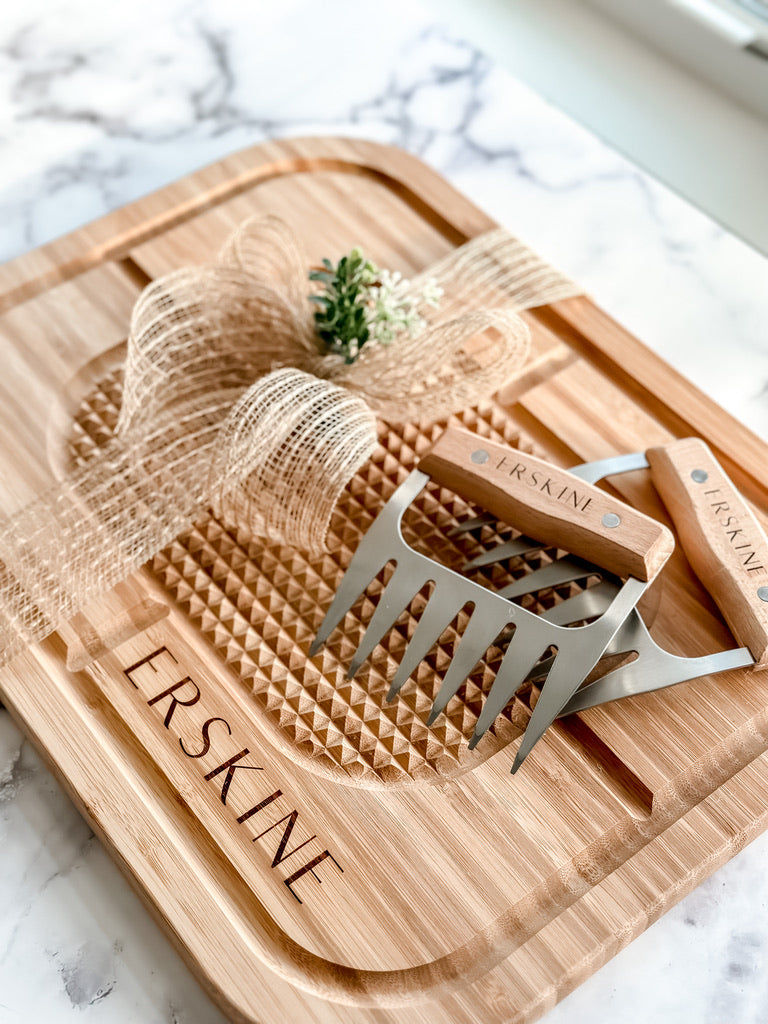 Custom Closing Gift Set- Meat Board