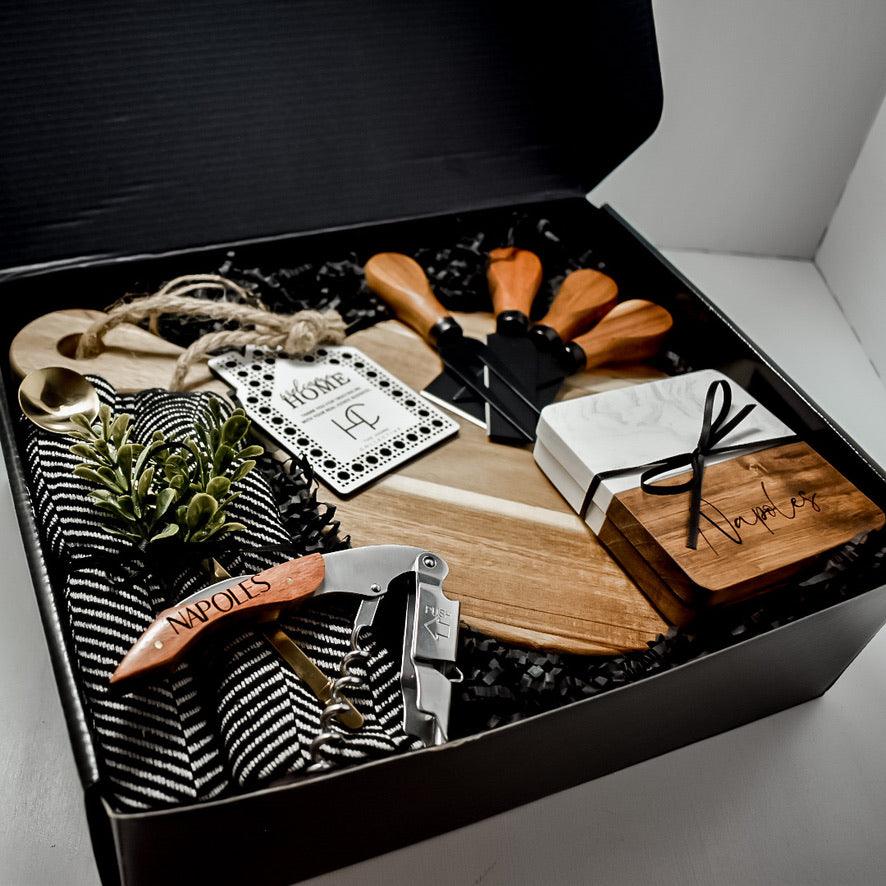 GIFT BOX- ROUND ACACIA