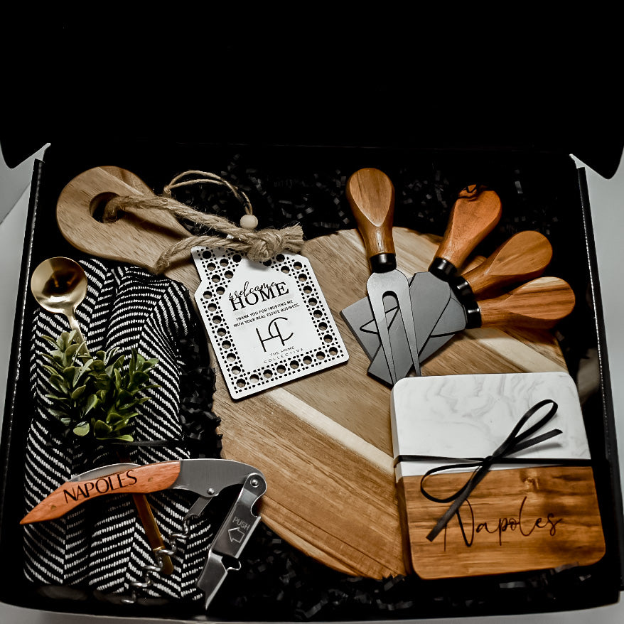 GIFT BOX- ROUND ACACIA