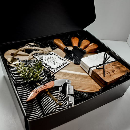 GIFT BOX- ROUND ACACIA