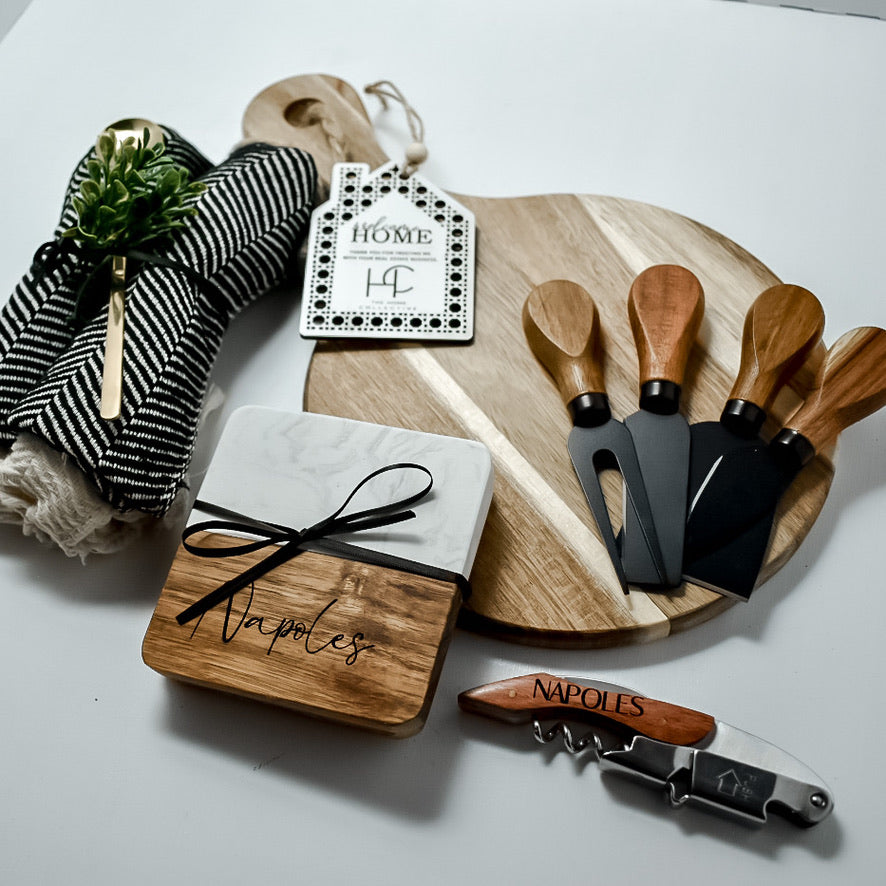 GIFT BOX- ROUND ACACIA