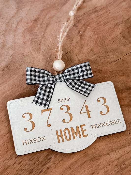 Zip Code Ornament (MIG)