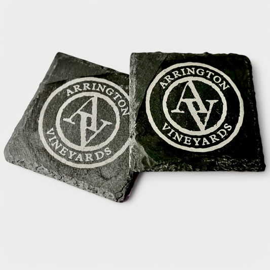 Custom Coaster Set- Slate- Set of 2