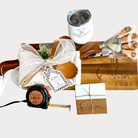 'The Works' Acacia Gift Set