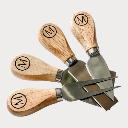 Personalized Cheese Utensils (Set of 4)