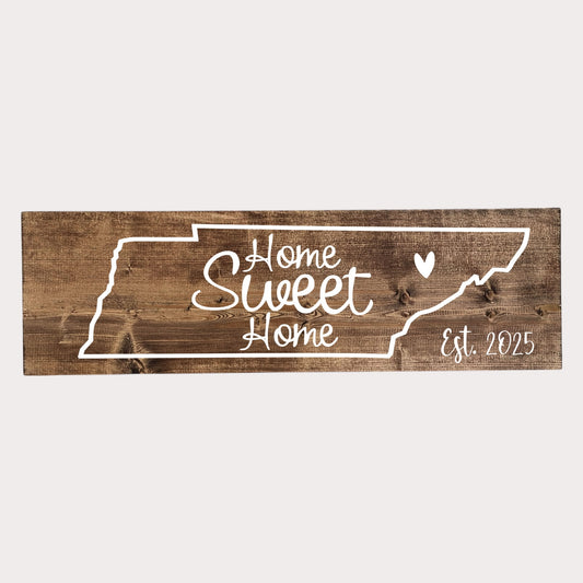 Tennessee State Home Sweet Home Sign (MIG)