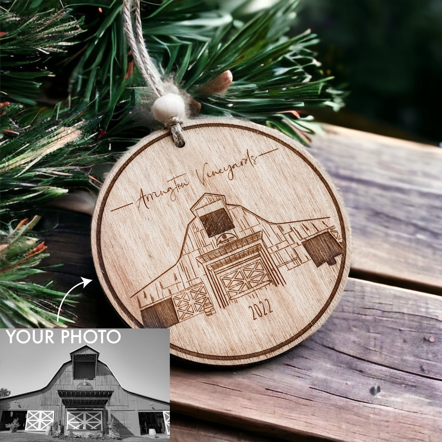 Custom Sketch Ornament