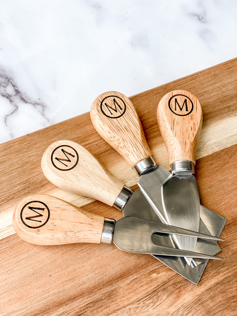Personalized Cheese Utensils (Set of 4)