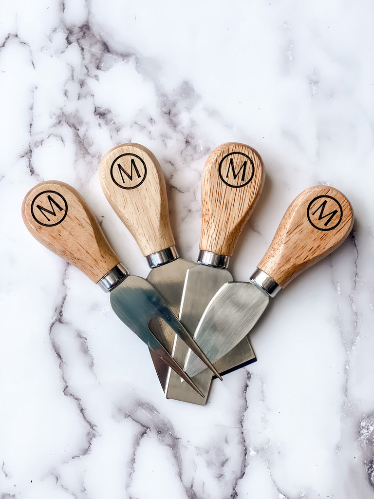 Personalized Cheese Utensils (Set of 4)