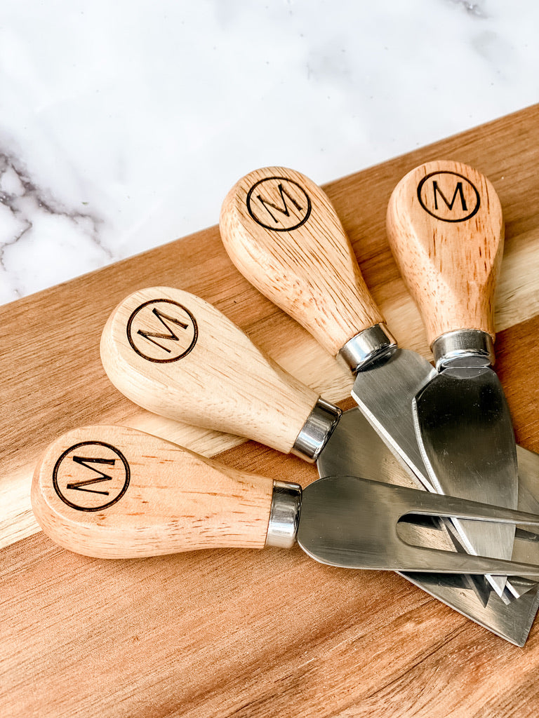 Personalized Cheese Utensils (Set of 4)
