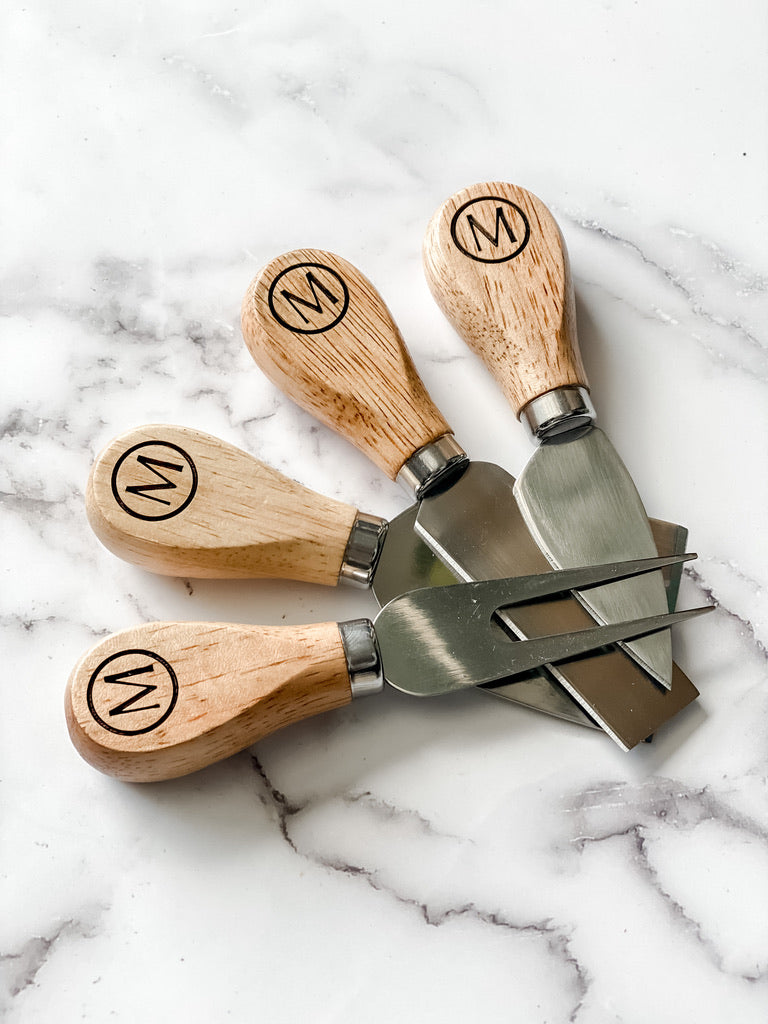 Personalized Cheese Utensils (Set of 4)