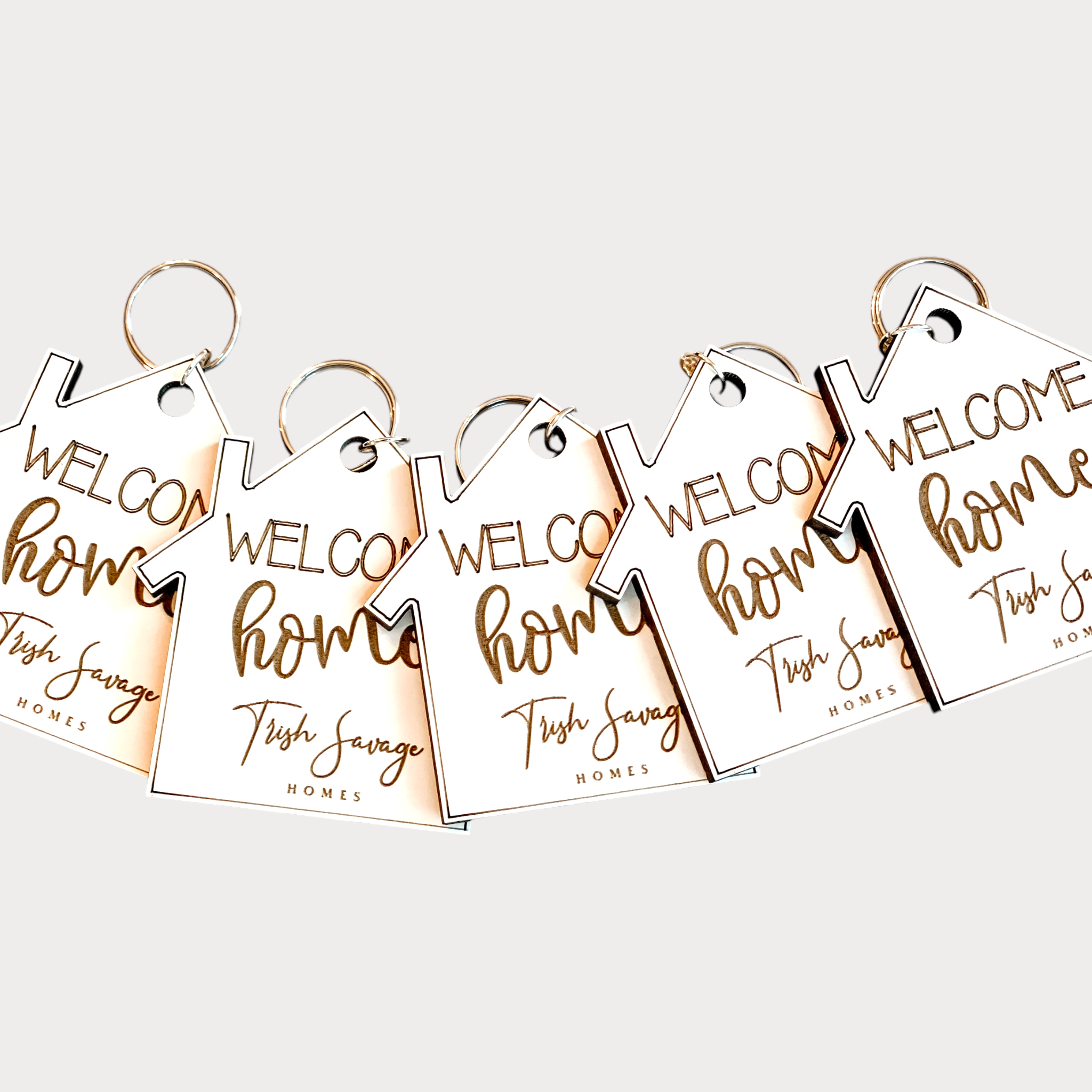 Welcome Home Keychain – Theba Handmade