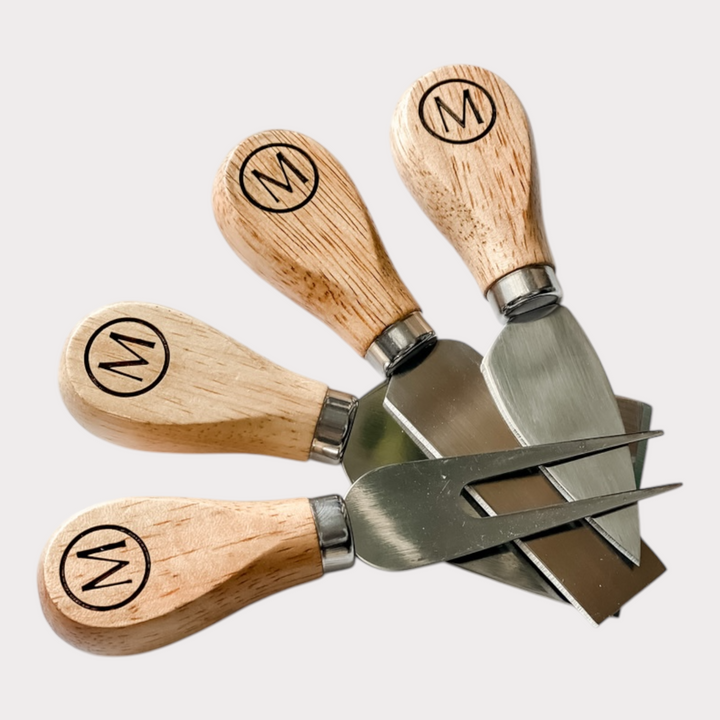 Personalized Cheese Utensils (Set of 4)